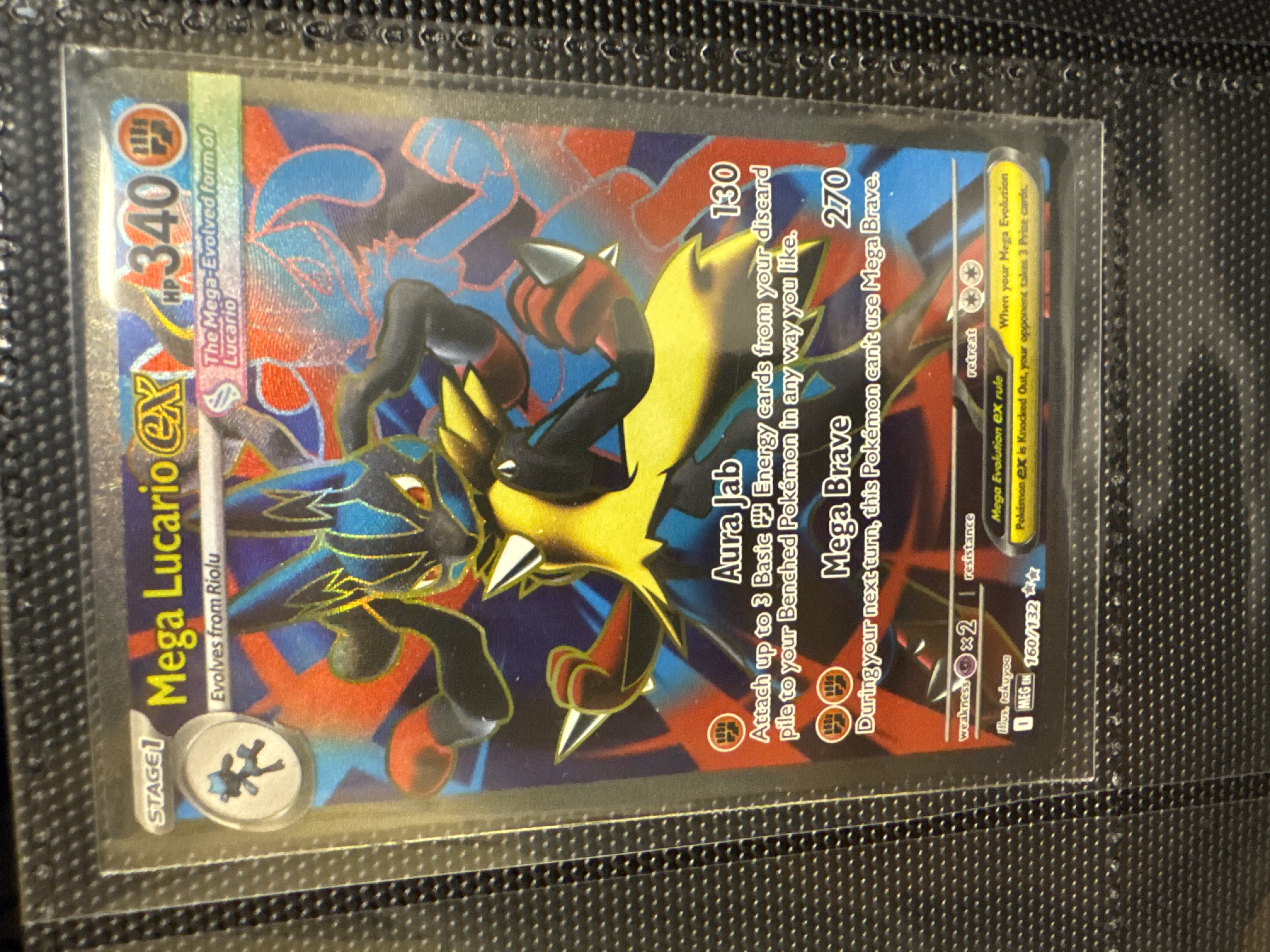 Mega Lucario EX Ultra Rare (160) 2025 Pokemon Meg EN-Mega